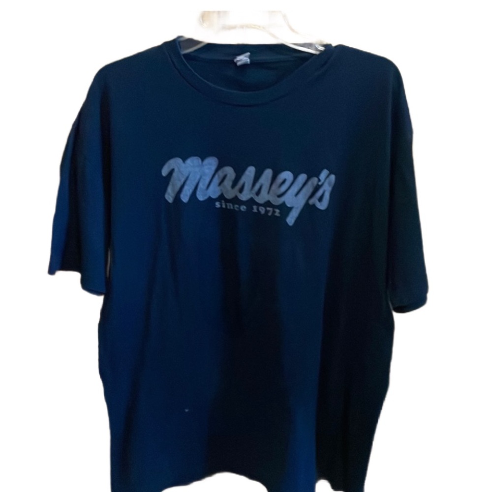 ⭐️Next level masseys navy blue tee shirt size xxl
